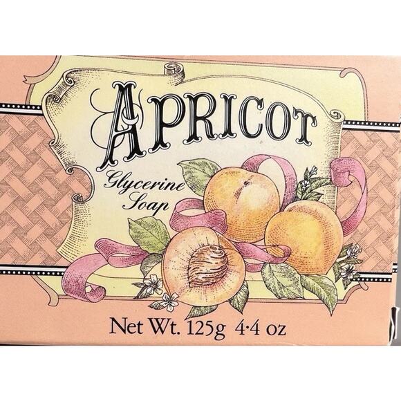 Vintage Victorias Secret Soap Apricot Glycerin Bar 4.4 oz Germany HTF 1988 Lot - Picture 2 of 10